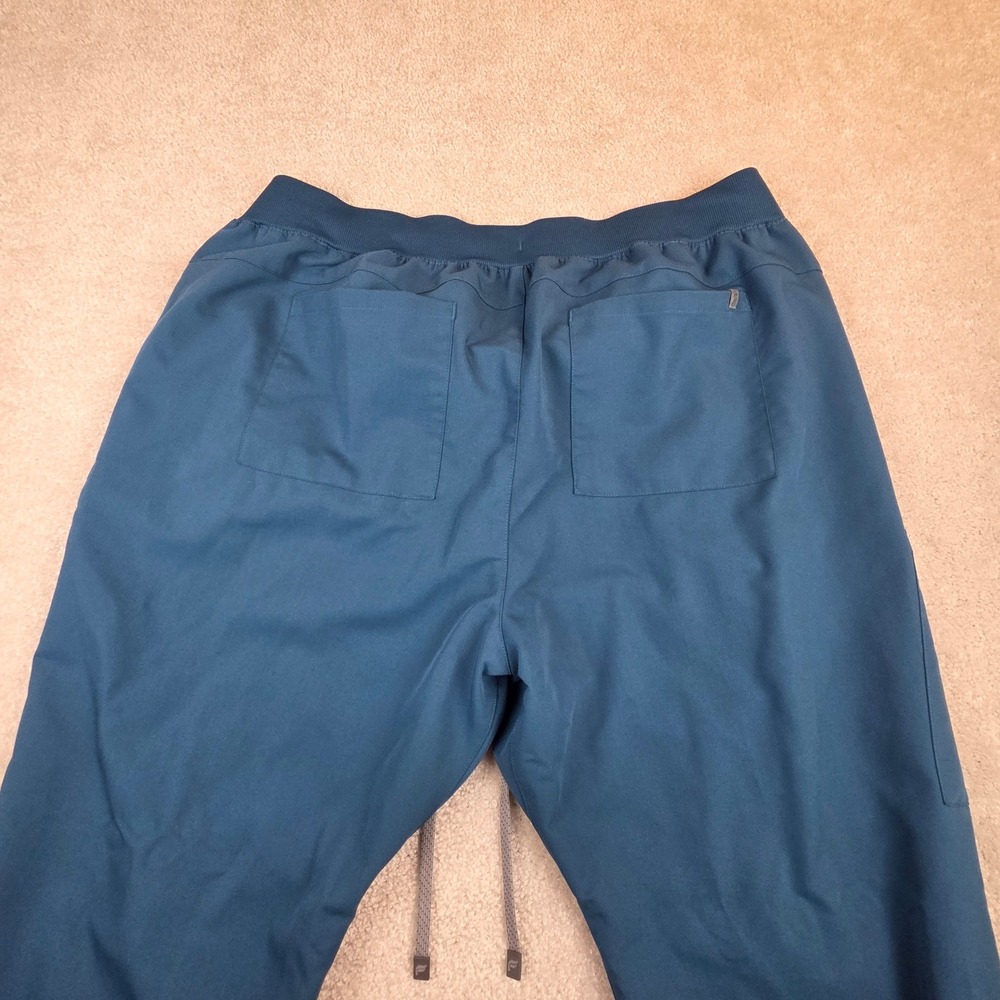 Fabletics All Shift Scrub Jogger Pants Mens 2X Caribbean Blue Medical dental Vet - Picture 3 of 9